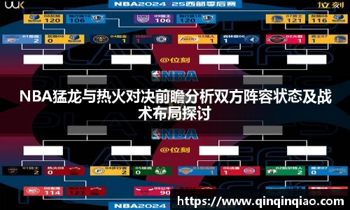 NBA猛龙与热火对决前瞻分析双方阵容状态及战术布局探讨